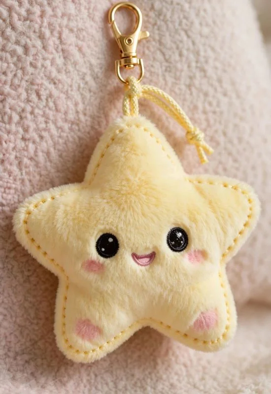 Star-Shaped Bag Charm