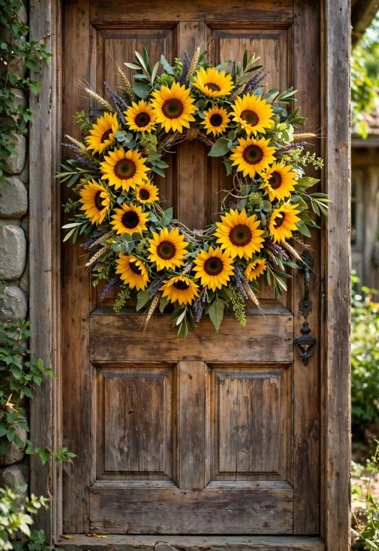 Sunflower Wreath