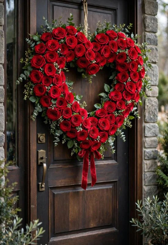 Valentine's Heart Wreath