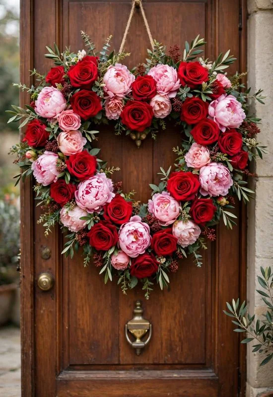 Valentine's Heart Wreath