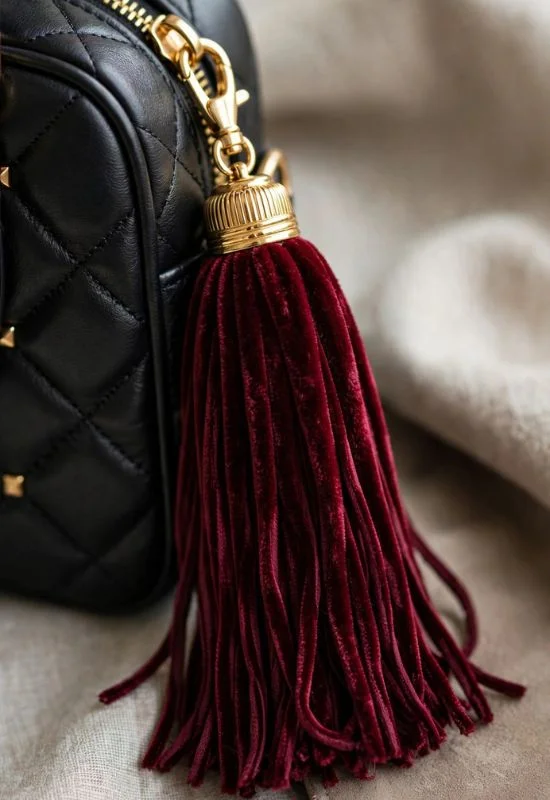 Velvet Tassel Charm