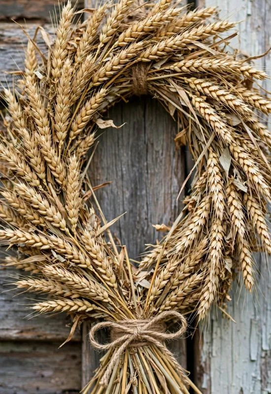 Wheat Bundle Wreath