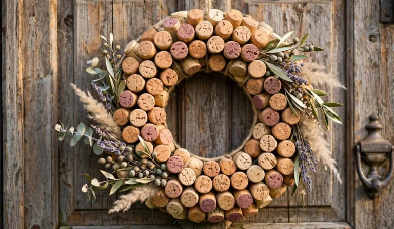 Wine Cork Wreath