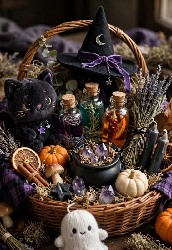 Witch-Themed Boo Basket
