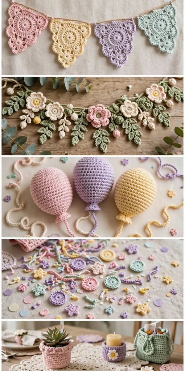 Birthday Party and Celebration Crochet Ideas
