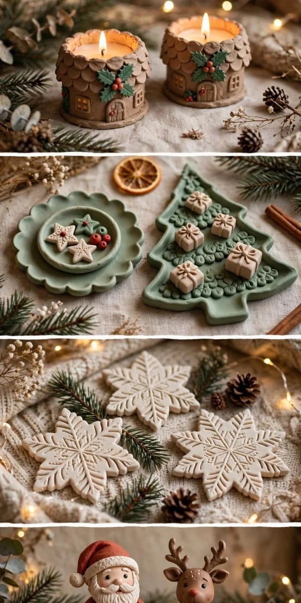 Christmas Clay Home Decor
