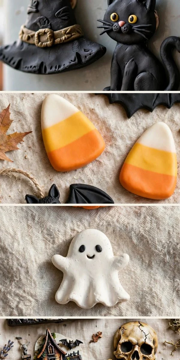 Classic Halloween Clay Magnets