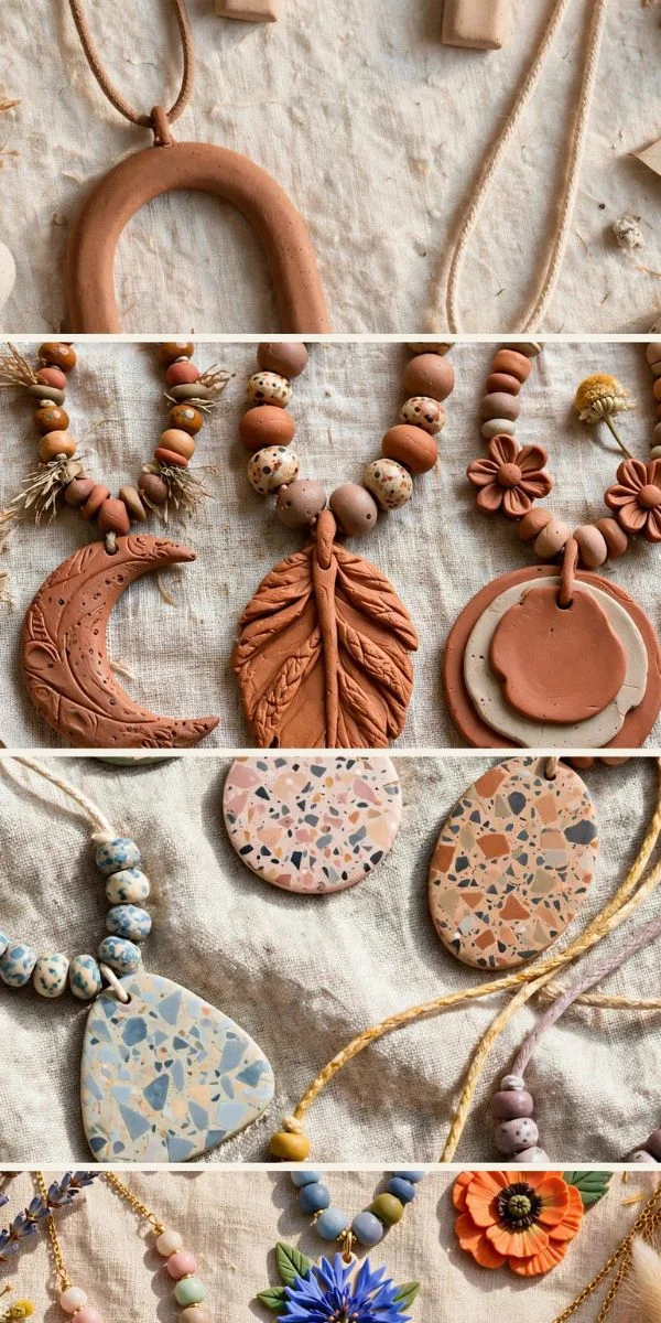 Clay Necklaces and Pendants