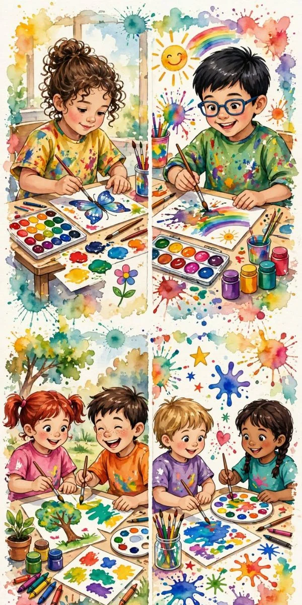 Colorful Painting Activities
