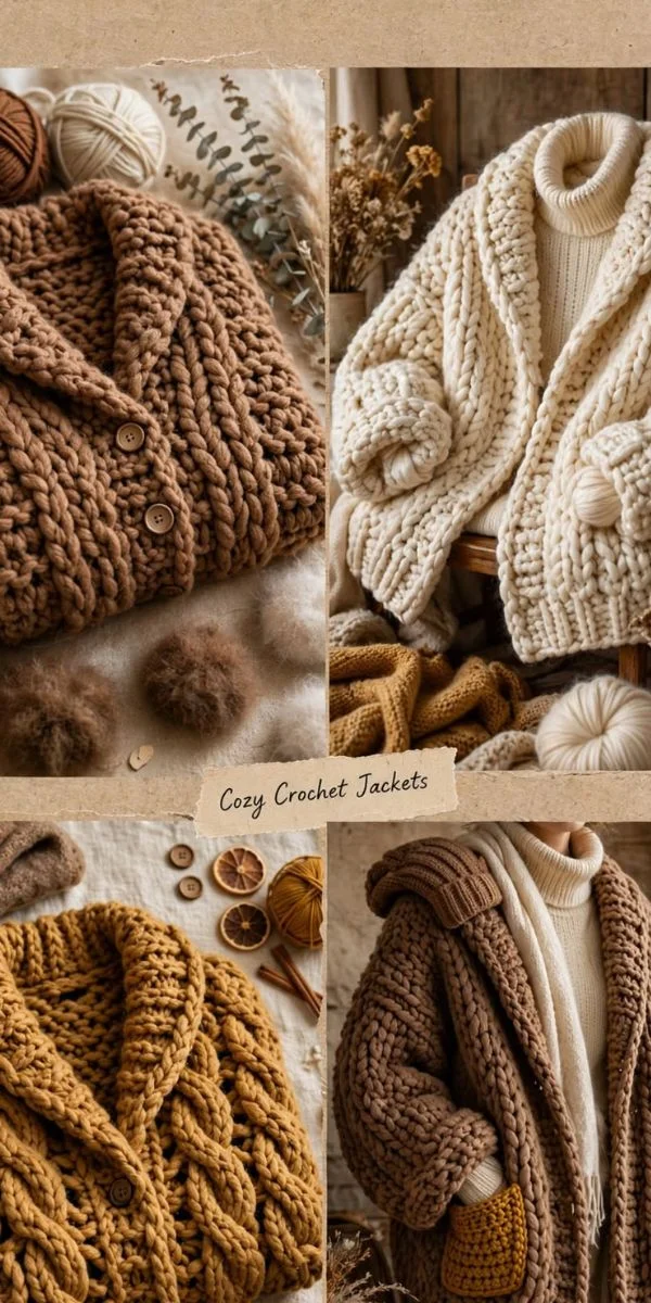 Cozy Crochet Jackets
