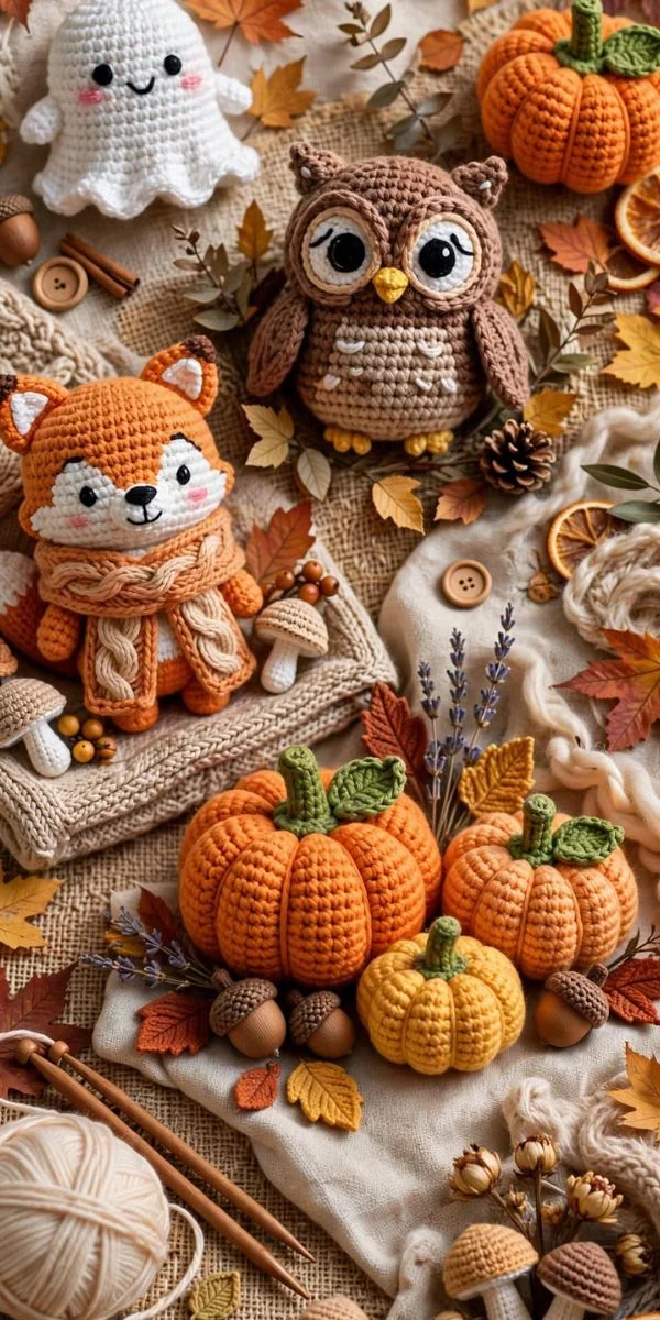 Cozy and Creative Fall Crochet Decor