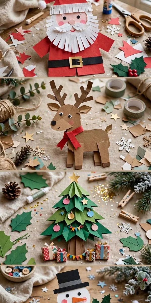 Creative Christmas Paper Crafts for Kids