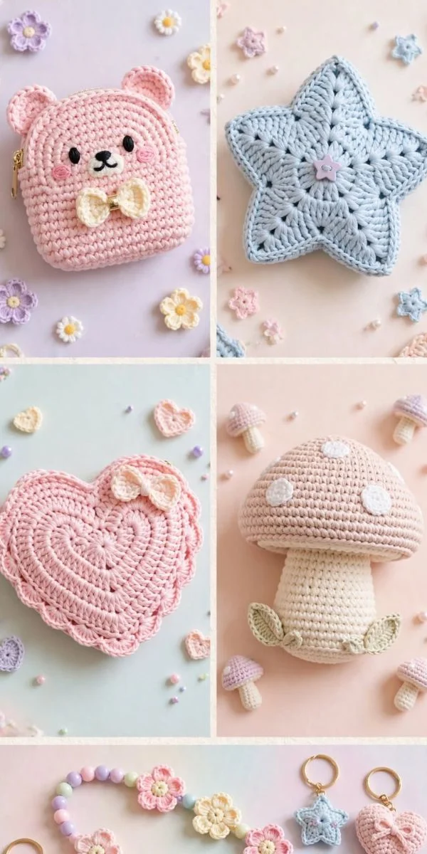 Crochet Bags and Carrying Accessories
