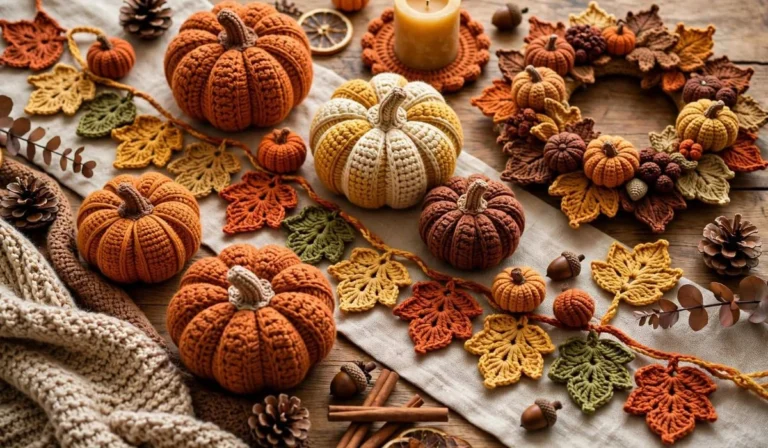 Crochet Fall Decor