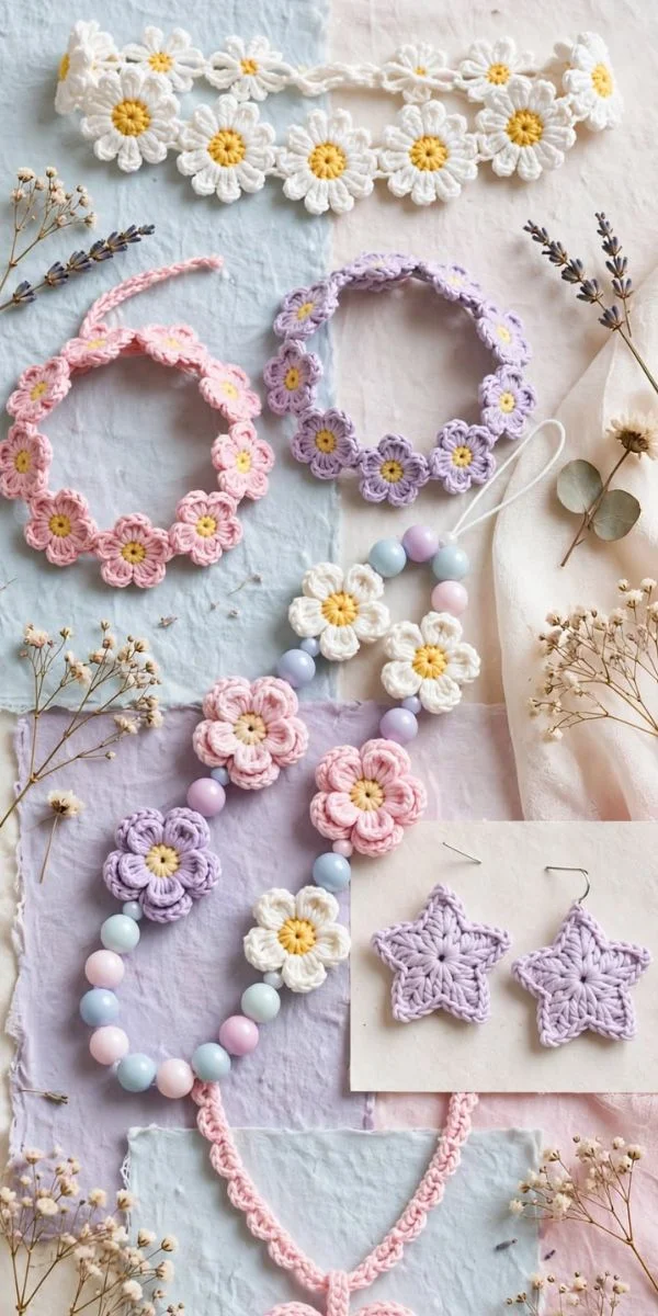Crochet Jewelry and Wearable Accessories
