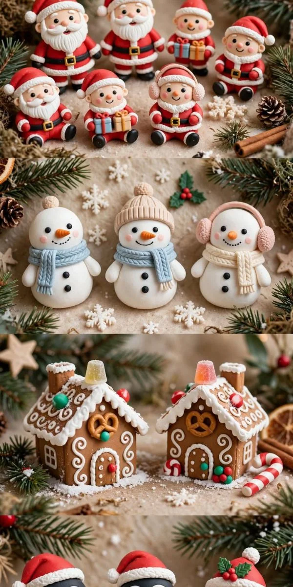 Cute Christmas Clay Crafts
