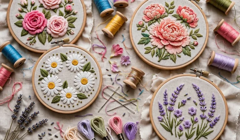 Embroidery Flowers
