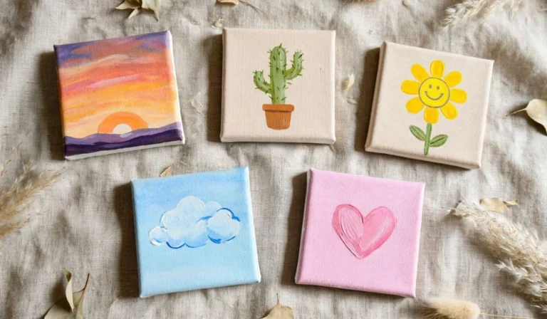 Mini Canvas Art Ideas Easy