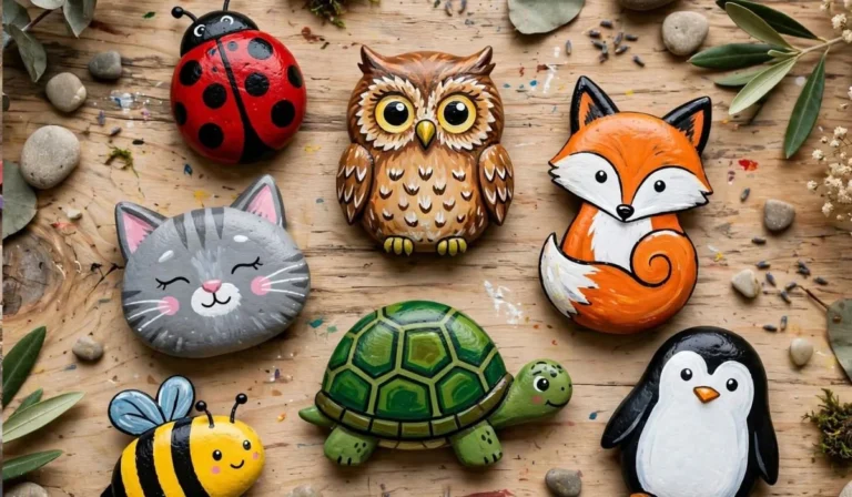 Painted Rocks Ideas Animals