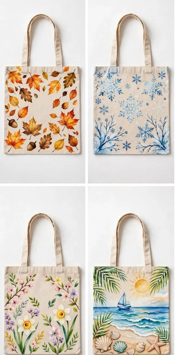 Seasonal and Personalized Tote Bag Ideas