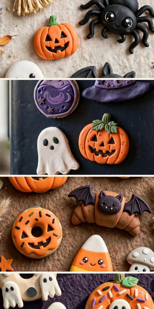Spooky Food and Halloween Object Magnets 