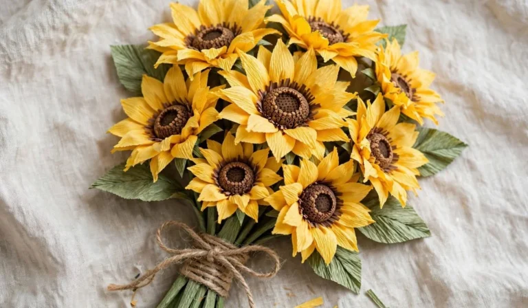 Sunflower Paper Bouquet